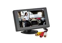 BW 4.3 inch TFT LCD Digital Car Rear View Monitor with 360 Swivel Stand for Vehicle Backup Cameras