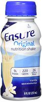 Ensure Regular Vanilla Liquid, 8 Ounce Bottle, 6 Count