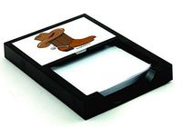 Personalized Friendly Folks Cowboy Boots Memo Holder