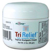 TriRelief Pain Cream [2 oz] Pain Relief Cream for Arthritis, Tennis Elbow, Bursitis, Back Pain, Shoulder Pain