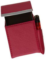 Automatic Rising Cigarette Case with Lighter Holder (For King Size & 100's)#92812 (Hot pink)