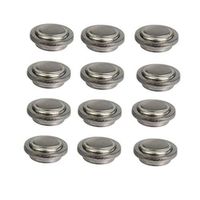 Wein Cell PX625 / PX13 Button Battery, 1.35 volts Zinc-Air, MRB625, (Pack of 12 Batteries)
