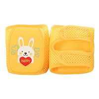 Jiyaru Unisex Infant Elbow Cushion Baby Toddler Knee Pads Crawling Protector Yellow