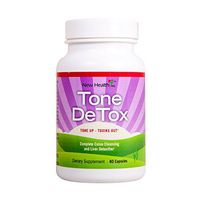 New Health Tone Detox Metabolism Booster and Colon Cleanse - Liver Toxin Remover - 60 Capsules