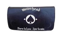 Tobacco Case Pouch Synthetic Leather Smoke for Rolling Cigars Motorhead Born to Lose Live to Win