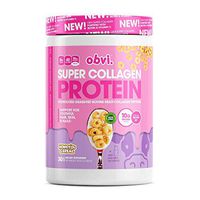 Obvi Multi-Collagen Super Protein Powder, Keto-Friendly, Gluten and Dairy Free, Hydrolyzed Grass-Fed Bovine Collagen Peptides, Supports Gut Health, Healthy Hair, Skin, Nails (Honey O's, 14 Oz)
