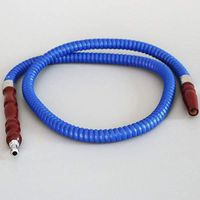 Blue : Hookah Hose narguile Tube PU Shisha Accessories Chicha Pipe Smoking kit Tobacco Tool Wooden stem Nargile Part 95cm Long