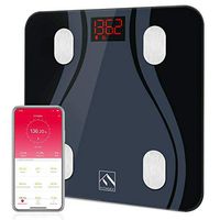 Escala De Grasa Corporal En Bluetooth, Bmi Bascula Inteligente Bano Peso Digi.