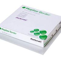 Mepilex Border Self-Adhesive Foam Dressings 4"x4", Box of 5