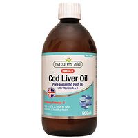 Natures Aid Health Cod Liver Oil Liquid 500ml by NAVX2