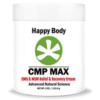 CMP MAX Natural Pain Relief Cream [4 oz], CMO and MSM Cream Used for Back Pain, Neck Pain, Shoulder Pain, Joint Pain and Headaches. Works in Minutes, No Harsh Smell.