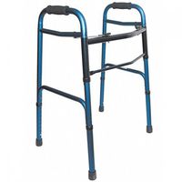 Briggs Adjustable Aluminum Walker, Blue, Walker