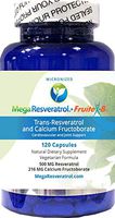 New! Mega Resveratrol, 99% Pure, Micronized Trans-Resveratrol Plus FruiteX-B, 120 Capsules, Purity Certified. Absolutely no Toxic"Inactive Ingredients" Added.