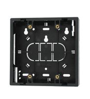 Leviton 42777-2EB Surface Mount Backbox, Dual Gang, Black, 1.45"