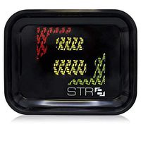 STR8 Metal Rolling Tray - Rollin Rasta (1 Count) (Mini)