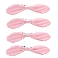 Soft Bendable Bow - Set of 4 Pink