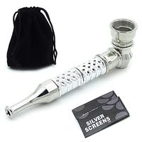 NEWPIPE The Companion of The Vanilla Grinder Comes with Two Packs of Stainless Steel Filter Screen and Storage Bag (Silver)