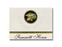 Signature Announcements Summitt House (Commerce, TX) Graduation Announcements, Presidential style, Basic package of 25 Cap & Diploma Seal. Black & Gold.