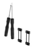 Suunto Core Lugs Adapter Set - Stainless Steel Lugs Connector Replacement Accessory for Suunto Core Watch Bands - Includes 4Pcs Adapter Lugs, 4Pcs Screwbars, 2Pcs Tools (Black)