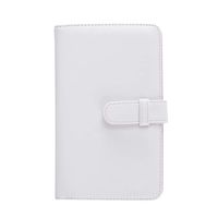 Tiessic Mini Photo Album for Fujifilm Instax Mini 9 8 8+ 7s 25 26 50s 70 90 Instant Camera & Name Card (108 Photos,Smokey White)