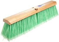 Magnolia Brush 618 LH Line Floor Brush, Flagged-Tip Plastic Bristles, 4" Trim, 18" Length, Light Green (Case of 12)
