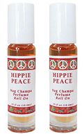 Hippie Peace (Nag Champa) Perfume Oil Roll On - Set of 2