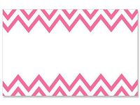 50 pack Pink Chevron- No SentimentEnclosure Cards (20 unit, 50 pack per unit.)