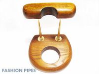 New Wooden Pipe Stand Rack Holder for Tobacco Pipe - Smoking Pipe. Handcrafted (1)