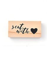 Gartner Studios 'Sent with Love' Rubber Stamp