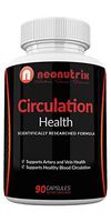 Blood Circulation Health Supplement for Vein Health & Artery Health - L-Arginine, Ginger Root, Hawthorn & Diosmin Cardiovascular Supplement - Natural Circulation Supplements - 90 Capsules by Neonutrix