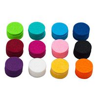 LovelyCharms Diffuser Necklace Refill Replacement Pads For 30mm Aromatherapy Essential Oil Locket Necklace(48Pcs)