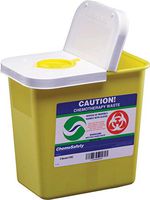 688982 - ChemoSafety Container with Hinged Lid 2 Gallon