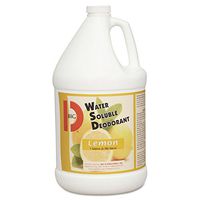 Big D 1618 Water-Soluble Deodorant, Lemon Scent, 1gal Bottles, 4/Carton