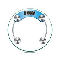 Weighing,Digital Body Weight Bathroom，Weighing Scale， Scale with Step-On Technology, Precision Digital Bathroom Scales, Easy-to-Read Backlight, Glass Top, 400 Pounds Scales/180kg (Color : White)