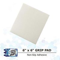 Holdfast Grip Strips, 6" x 6", Clear, Grip Tape for Increased Safety Creates a Non-Slip Surface On Grab Rails, Adhering Traction Grip for Friction When Using Grab Bars in Showers or Bath Tubs