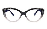 Lighted Women's Asymptotical Multifocus Reading Glasses Progressive Multifocal Computer Reading Eyewear-MFRG1075