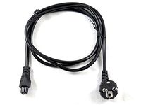 Optimum Orbis 3-Prong European EU 6 Ft 6 Feet AC Wall Cord for Dell Inspiron Latitude Vostro Lenovo Thinkpad Hp Pavilion Compaq Asus Sony Vaio; Toshiba Acer Aspire Gateway MSI Mickey Mouse shape cord