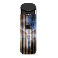 IT'S A SKIN Decal Vinyl Wrap for Smok Nord Pod System Vape Sticker Sleeve/American Flag Ghost Punish Grunge