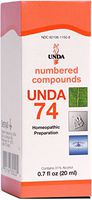 UNDA - UNDA 74 Numbered Compounds - Homeopathic Preparation - 0.7 fl. oz.