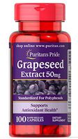 Puritan's Pride Grapeseed Extract 50 mg-100 Capsules