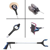 Heavy Duty + Ergonomic Reacher Grabber Tool for Elderly. Guaranteed Best Grabber Reacher Tool with Long Reach Arm Extender. Lightweight Mobility Hand Grip Reaching Picker Upper Aid for Seniors