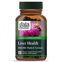 Gaia Herbs Liver Health Liquid Phyto-Capsules, 60 Count