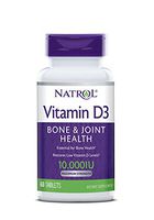 Natrol Vitamin D3 10,000iu, 60 Tablets, 10,000 IU