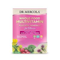 Dr. Mercola Whole-Food Multivitamin Daily Packs for Women, 30 Servings (240 Tablets), Non GMO, Gluten Free, Soy Free