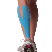Spidertech Calf & Arch Spider Pre-Cut [Blue]. Water-Resistant, Latex-Free and Easy to use. Preferred by Athletes. Reduce Pain and Inflammation, Help re-Train Muscles, Enhanced Performance.