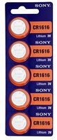 Sony CR1616 3 Volt Lithium Coin Battery On Tear Strip (Pack of 5)
