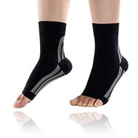 Plantar Fasciitis Sock Ankle Support - ACOAQR Compression Sleeves Arch Support Ankle Pain Relief Socks Reduce Foot Swelling for Men and Women