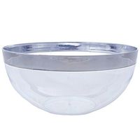 Silver Rimmed 2Qt Disposable Bowl - Chambury Plastics