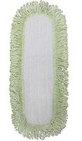 CleanAide Coral Weave Microfiber Mop Pad with Rope Border 24 Inches Green