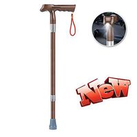 HLDWXN Old Man Smart Cane, Multi-Function Crutches, GPS Positioning + 4G Call + Fall Alarm + Radio + Smart Pedometer + LED Lighting,for Elderly, Handicapped,B